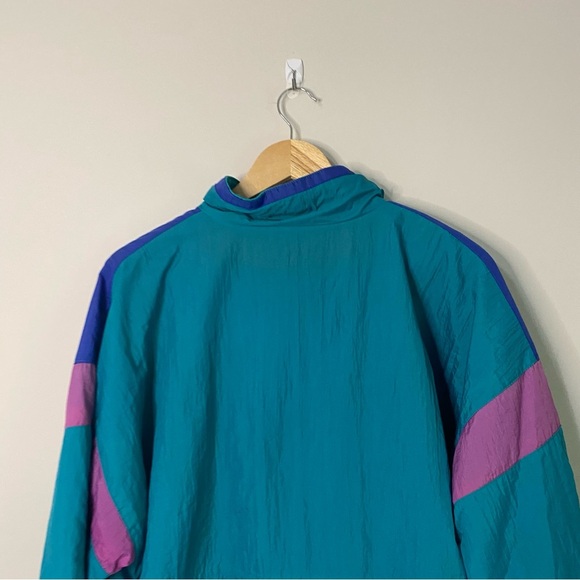 Vintage Women's 80s Style Windbreaker Full Zip Jacket - Picture 7 of 7